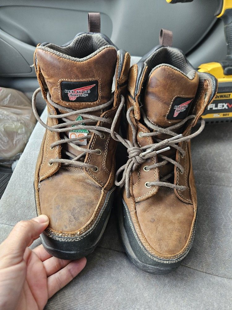 Red Wing Steel Toe Boots  Size 12 And 13