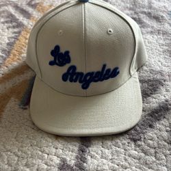 Cream Los Angeles Lakers hat