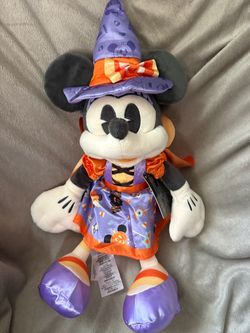 Disney Minnie Mouse Halloween Witch Plush