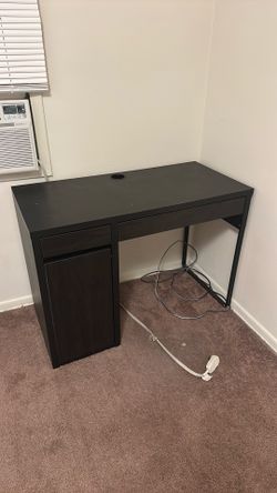 Black desk