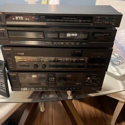 Vintage Technics Rack System Circa 1987