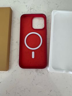 Red Cover for I phone 15 Pro Max Cover para I.  IPhone Pro max