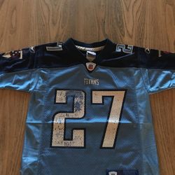 Eddie George Tennessee Titans football jersey