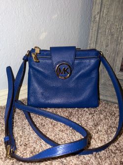 Blue Michael Kors purse