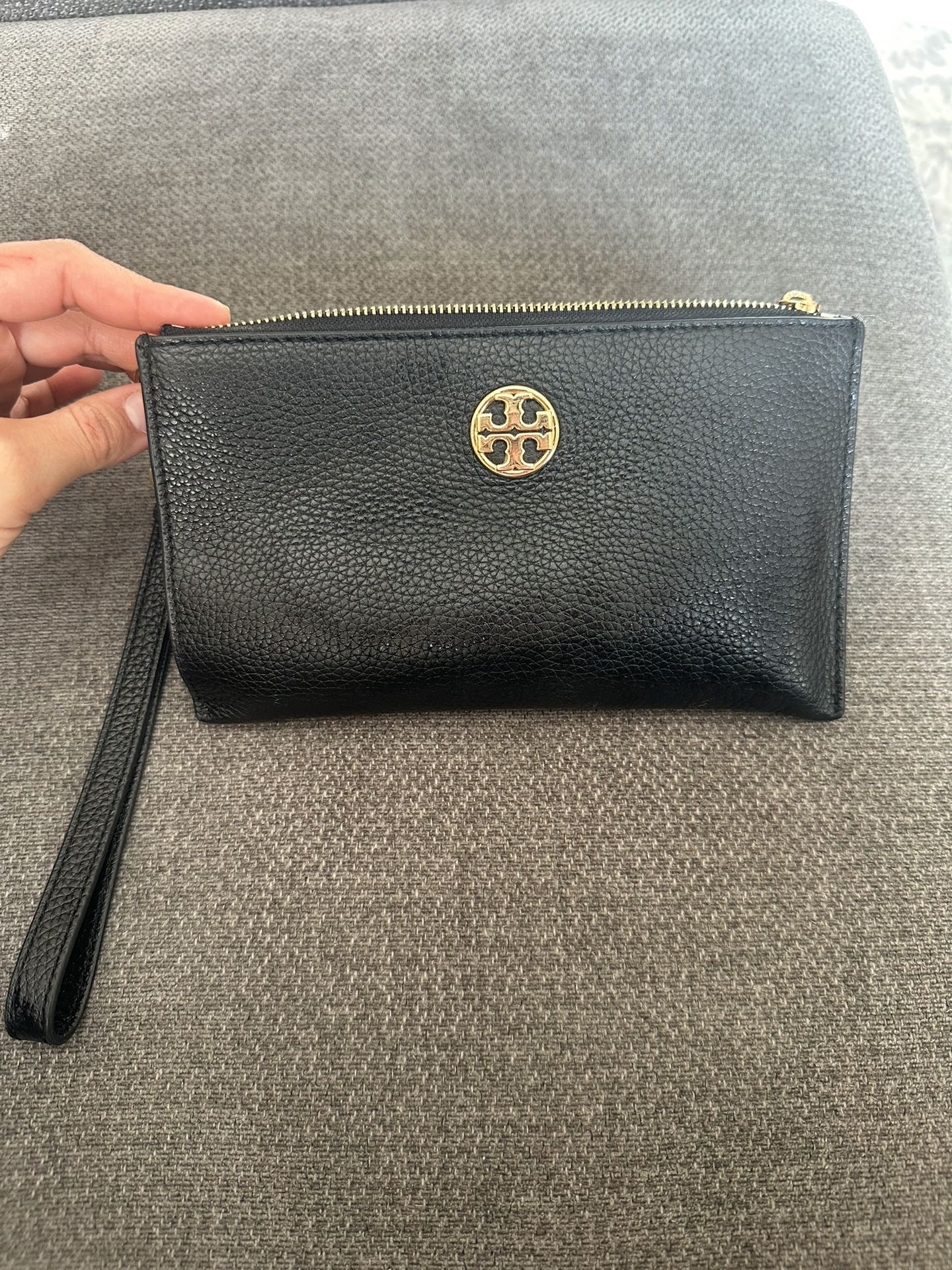 Tory Burch Black Wristlet