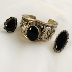 Handmade Cuff Bracelet Set