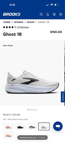 Brooks ghost 18