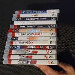 13 Ps3 Games PlayStation 3 Bundle