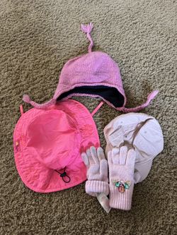 Girls Toddler Hats And Gloves 