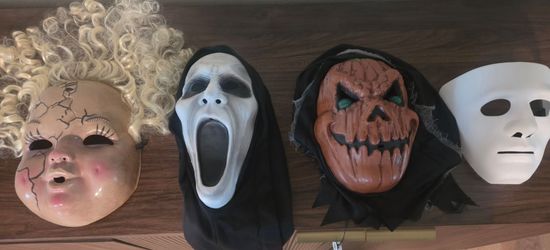Set of 4 Halloween Costume Masks
