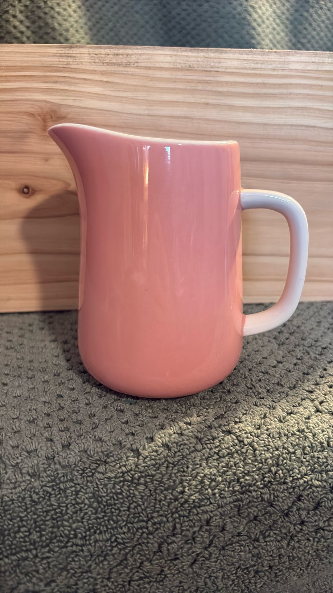 Vintage Mikasa Pastelle Pink Creamer 5”