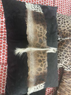 Genuine Animal Skin Pillow Throws