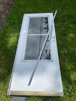 Free aluminum screen door