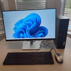 FAST FAST Lenovo/Core i5/16GB Ram/512GB SSD HD/Windows 11/Office/Dell 24" Monitor/Keyboard/Mouse