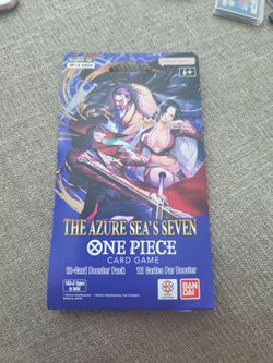 One piece booster pack