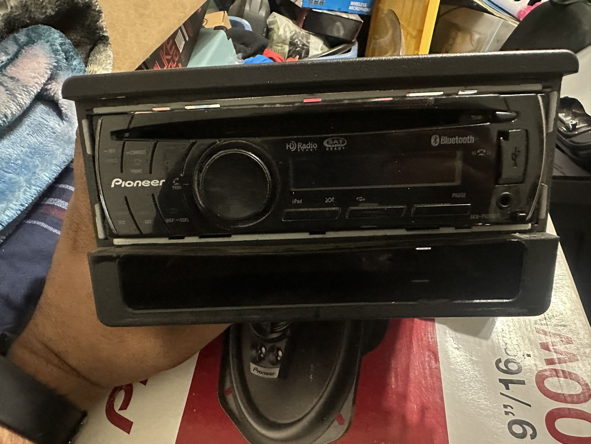 Pioneer Single Din Stereo Cd Bluetooth