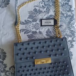 Foley + Corinna Slumber Night Bloomer Bag Blue-Grey