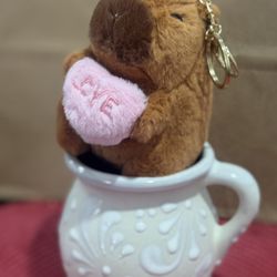 $12 Keychain Capybara And Mexican Cup 