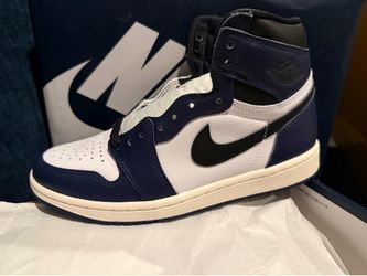 Jordan Air Jordan 1 Retro High OG Midnight Navy Black/White High Top Sneaker