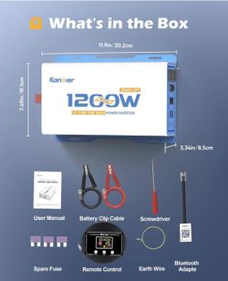 Power Inverter Dc To AC 1200W