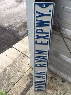 Nolan Ryan Expressway Sign