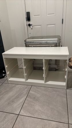 IKEA white storage