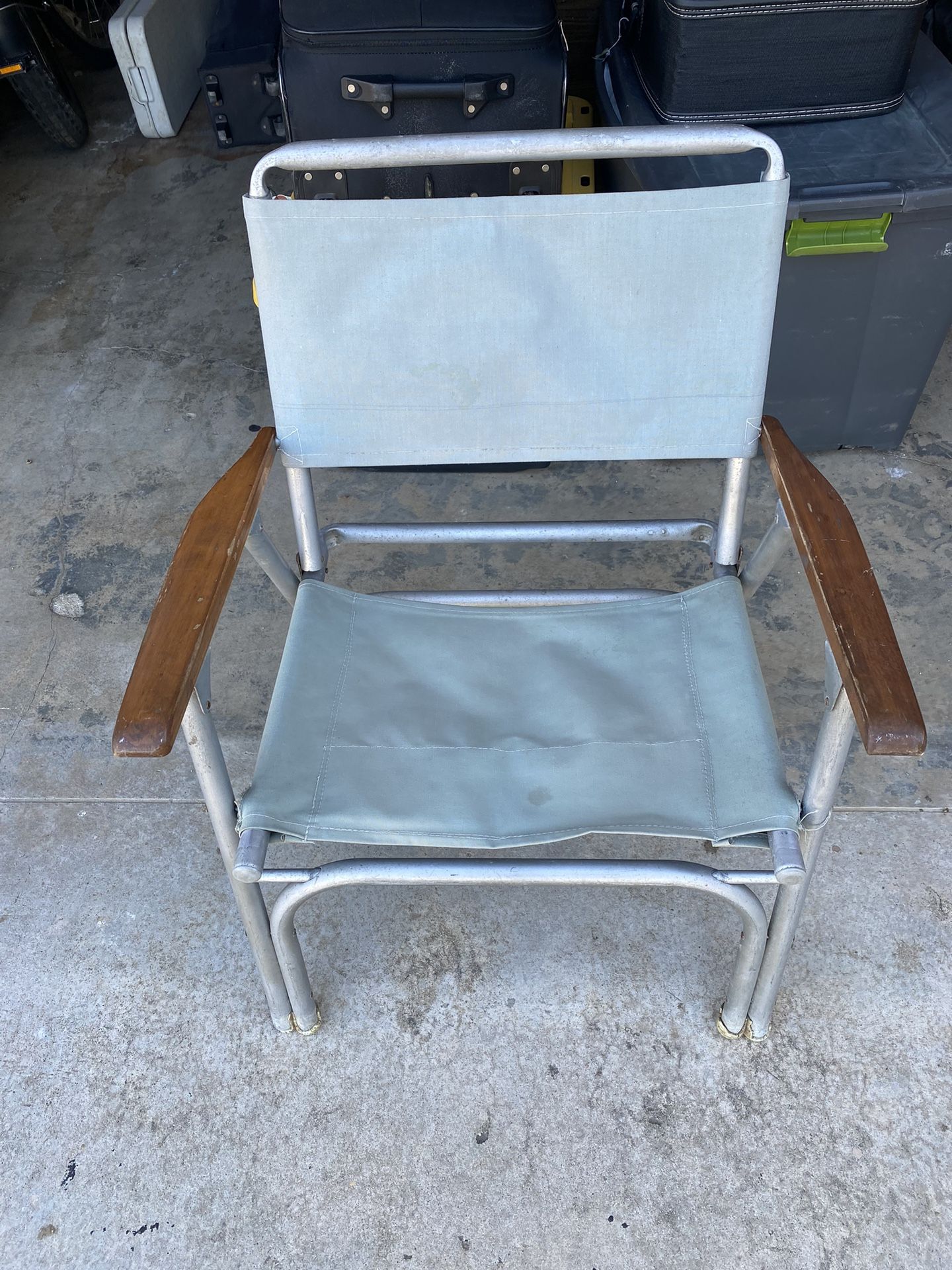 Vintage Telescope Folding Furniture Outdoor Camping Soccer Chair
