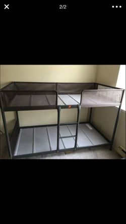 IKEA kid bunk bed, 2 mattress