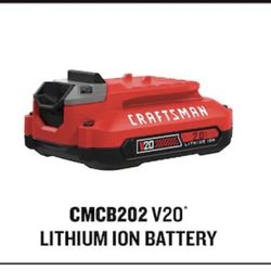 Craftsman 20v Battery And Charger New
