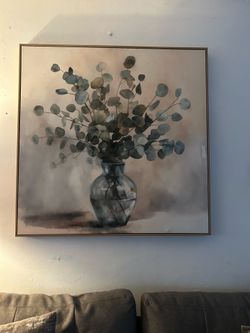 Eucalyptus  leaf canvas