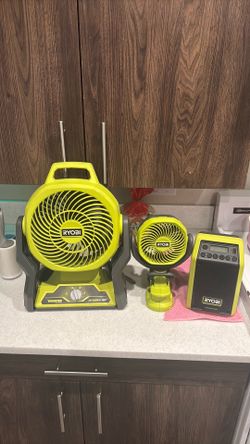 Ryobi fan bundle
