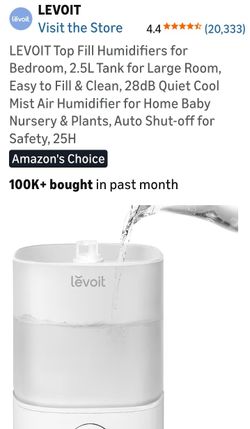 LEVOIT Humidifier 10"H tabletop Size