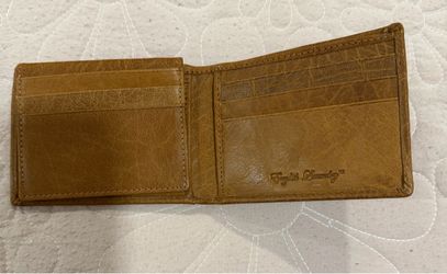 Tan Leather Bifold Wallet
