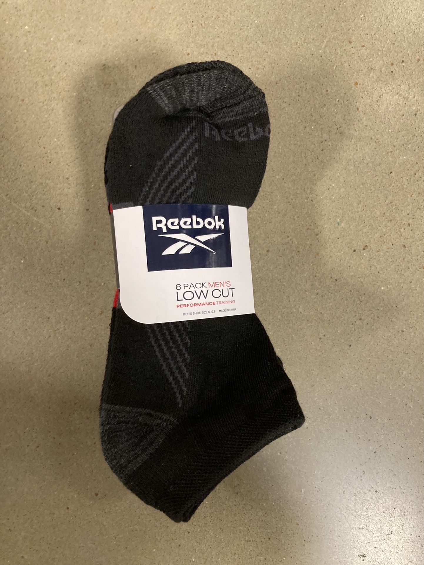 NWT Reebok Men’s Low Cut Socks 8 pairs 