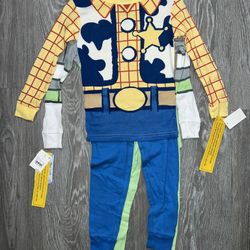 Disney toy story woody buz Lightyear pajama set size 5t 