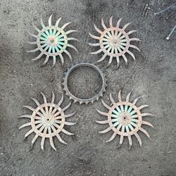 5 Antique Tractor Pieces 