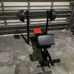 Bench Press Weight Fitness Machine Weider Pro Equipment Gym 
