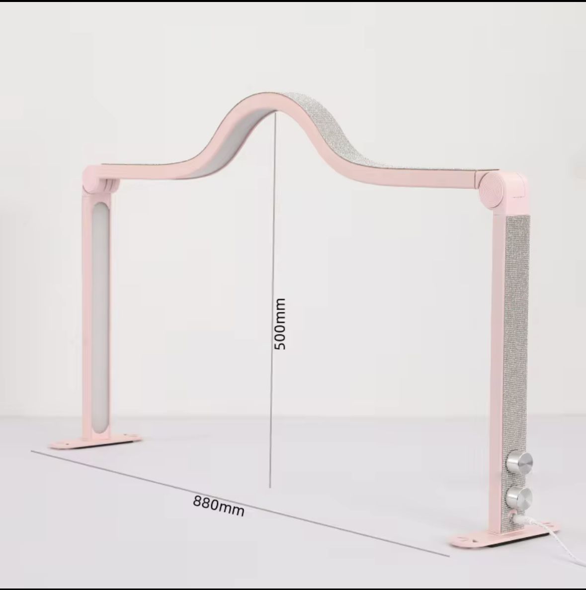 Squared desk lamp