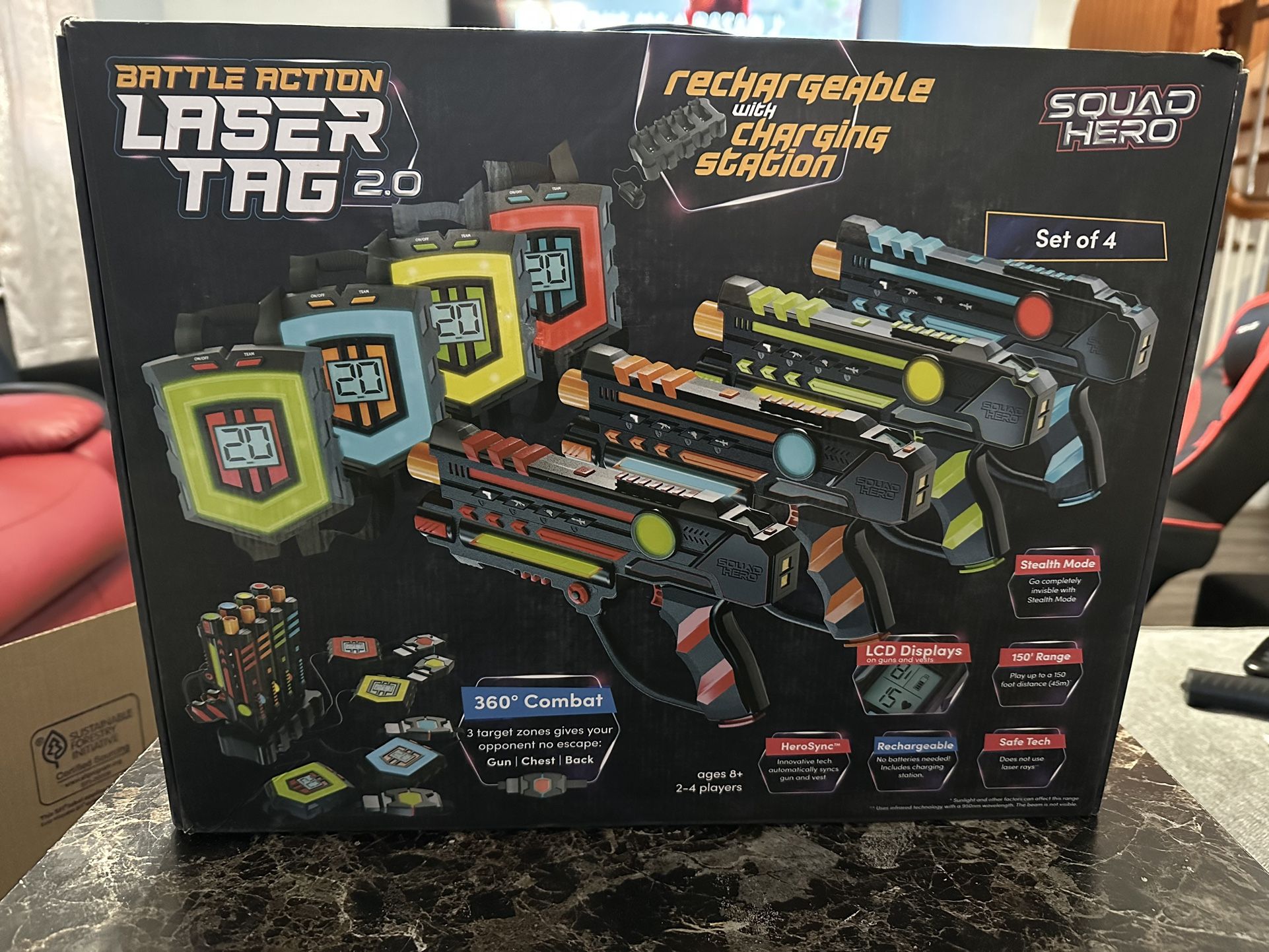 Squad Hero  Laser Tags 2.0 360 Combat