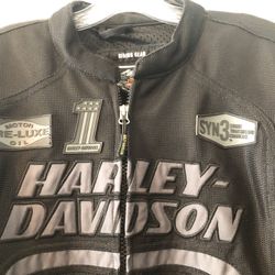 Men’s Black Label Harley Davidson Multi layered mesh motorcycle jacket