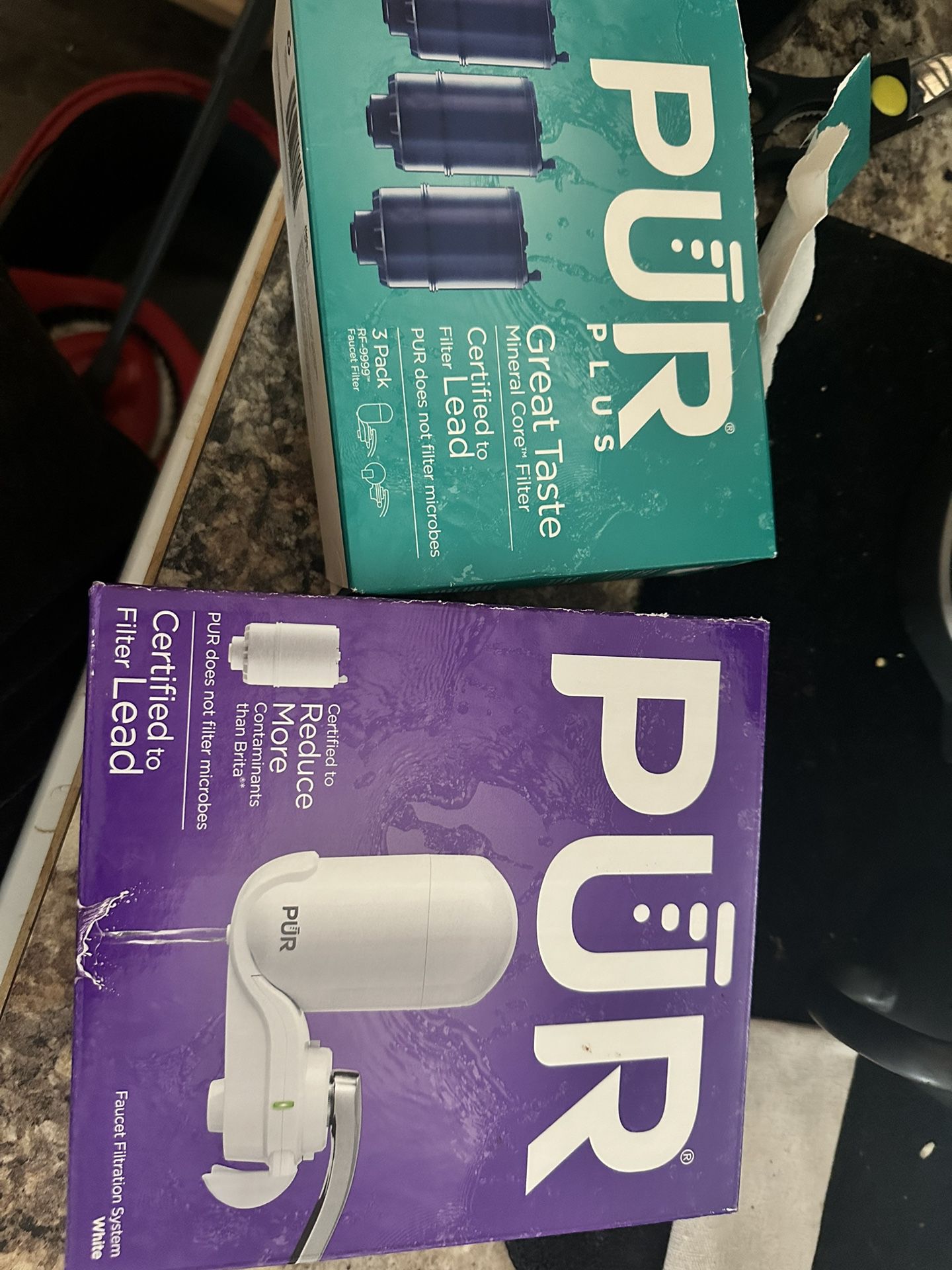 Pur Water Filter For Sink, With Extra Filter 