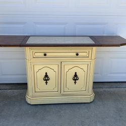 Vintage Rolling Cart Cabinet