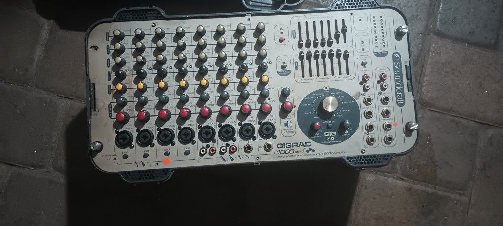 Soundcraft Gigrac 1000st Powered Stereo Mixer 1000 St