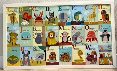 Baby Shower Alphabet  Frame