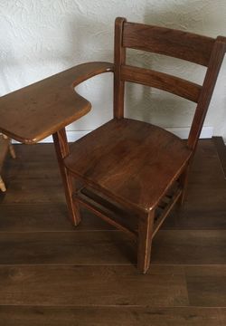 Antique School desk / chair