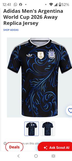 2026 Argentina away jersey regular price 60 now $49