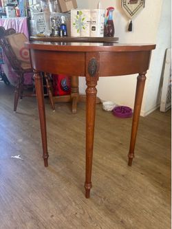 end table half moon