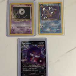 3 Pokemon Trading Cards 