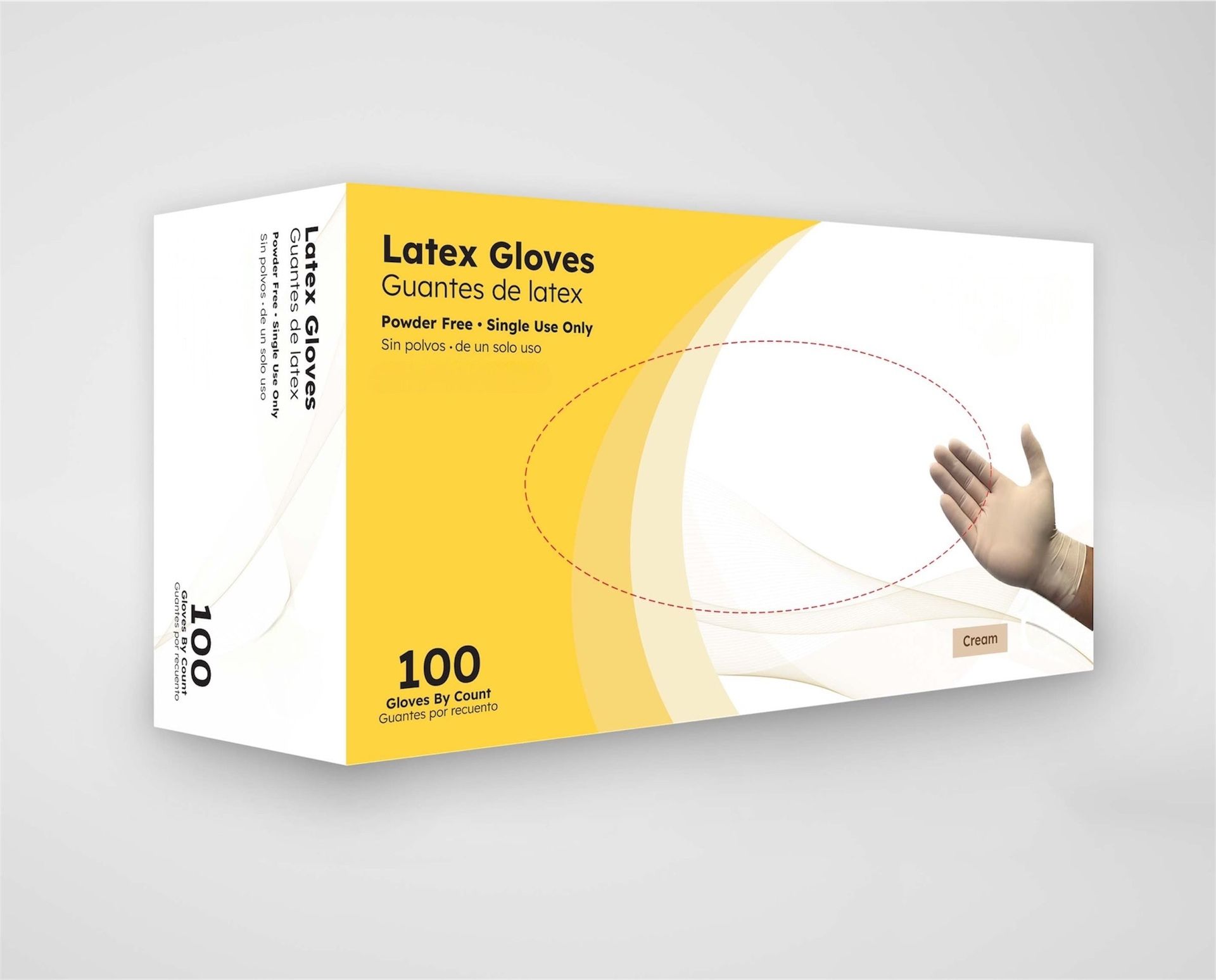 Latex 5 Mil Powder Free Gloves