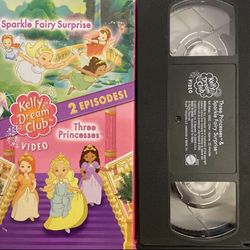 KELLY DREAM CLUB: Sparkle Fairy Surprise/Three Princess Double Feature (VHS)
